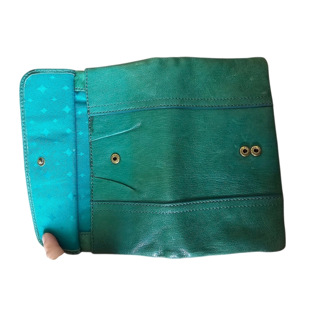 Fossil Teal Wallet - Picture 7 of 8